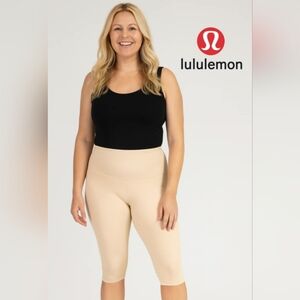 Lululemon Cream Align HR Crop 17"  Yoga legging Women's NWT